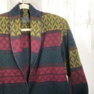 [Vintage] Southwestern Oversized Blanket Jacket